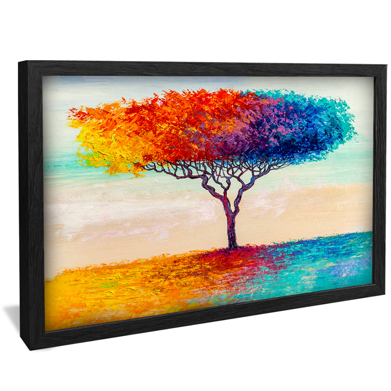 Colorful Tree Oil V942 Canvas