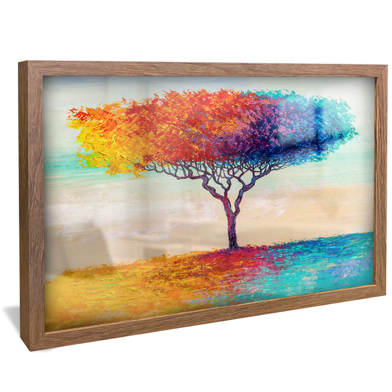 Colorful Tree Oil V942 Canvas