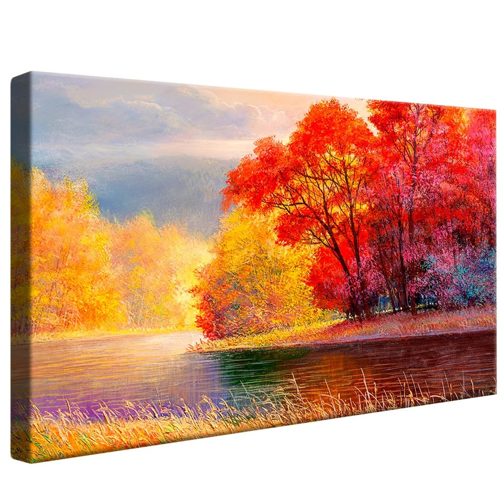 Colorful Trees Canvas V709