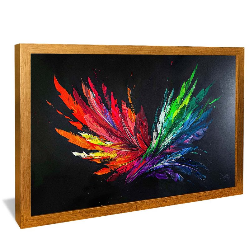 Colors and Feathers V1936 Canvas