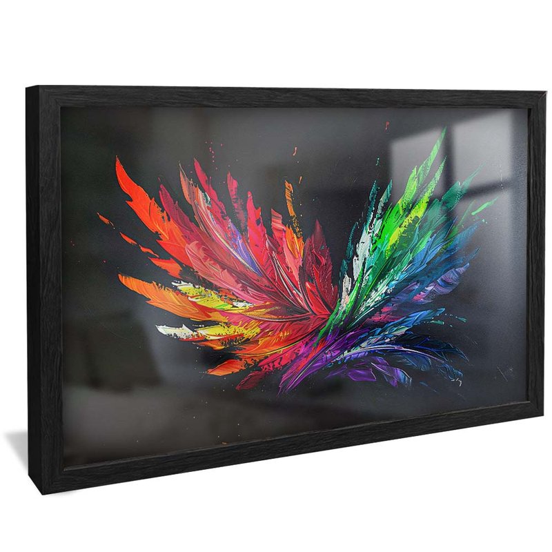 Colors and Feathers V1936 Canvas