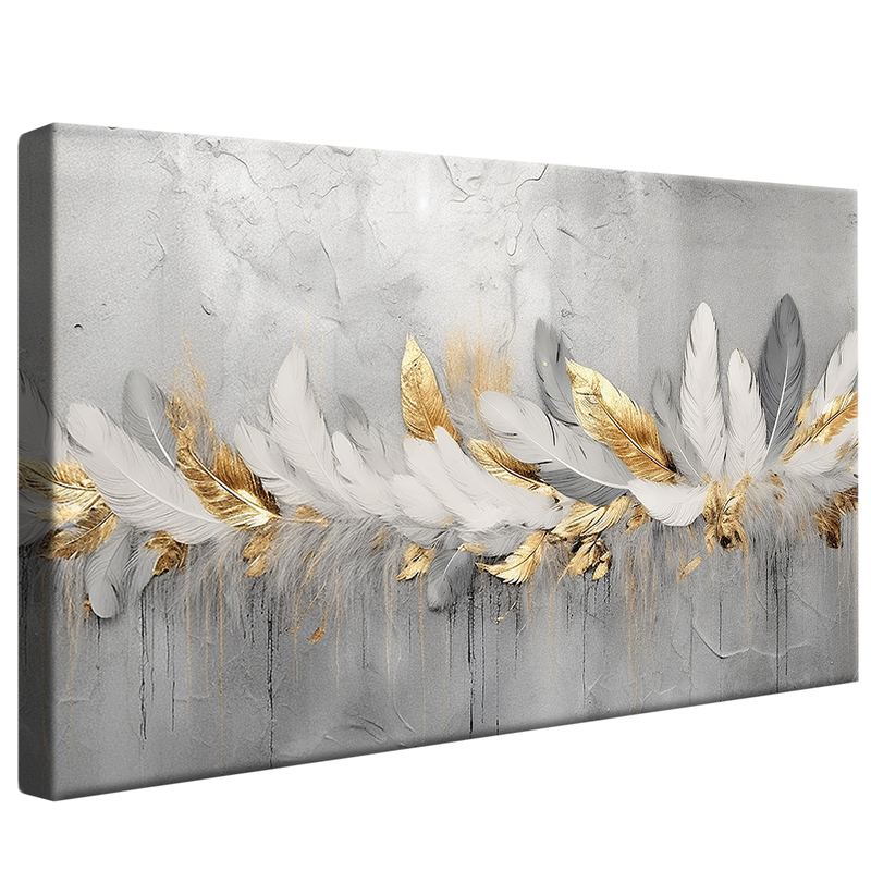 Conceptual Feathers on Wall V954 Canvas