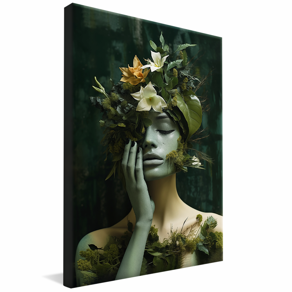 Conceptual Forest Goddess V908 Canvas