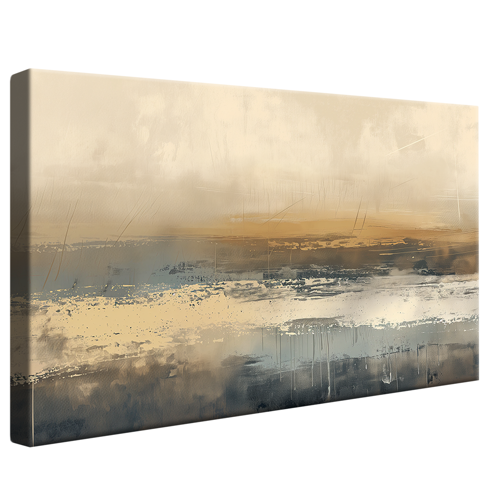 Conceptual Golden Paint Splash Canvas V1071