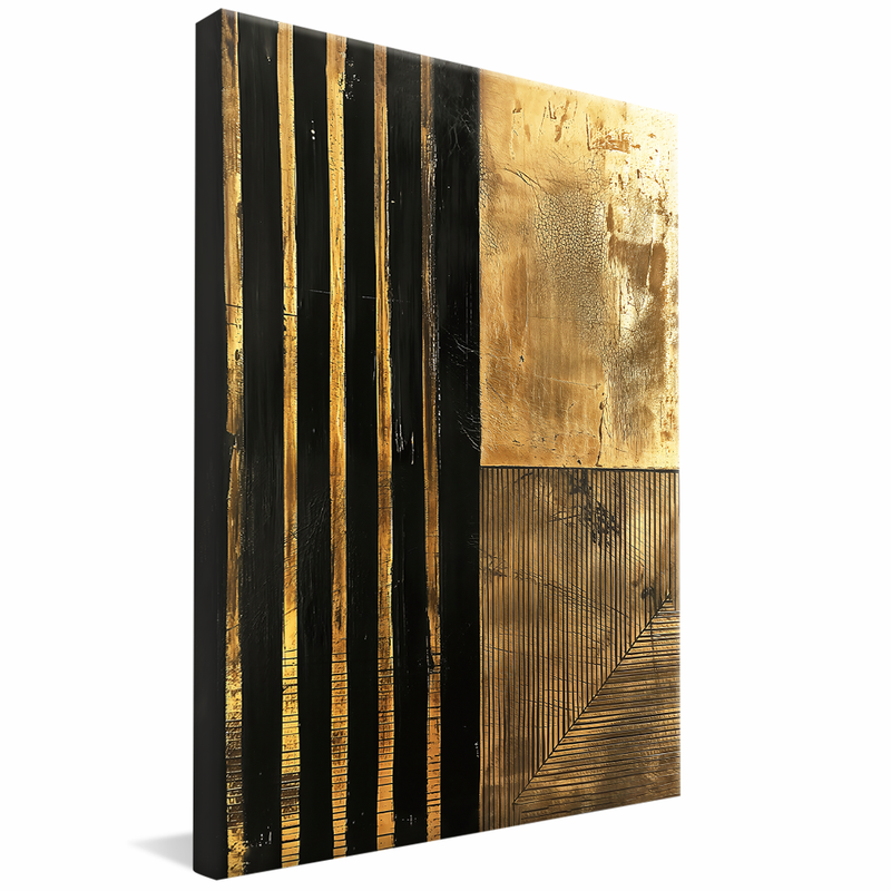 Conceptual Golden Textures V1297 Canvas