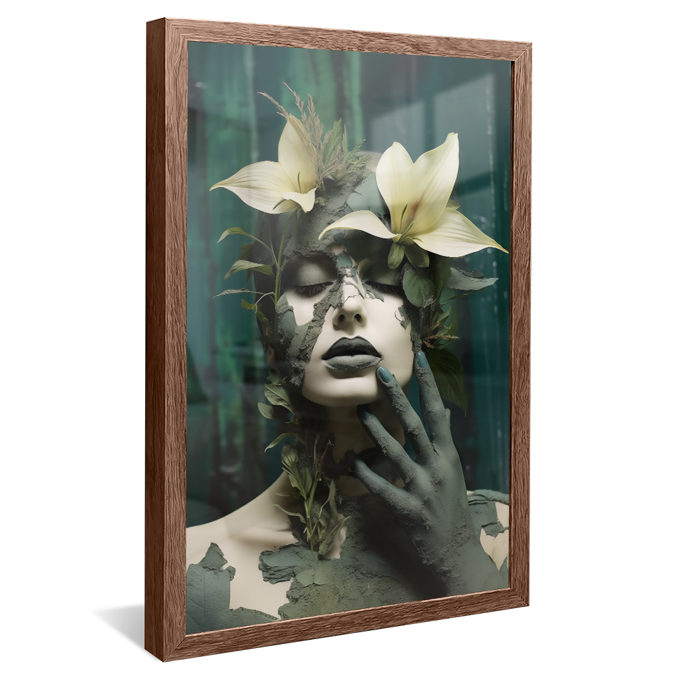 Conceptual Woman and Nature V906 Canvas