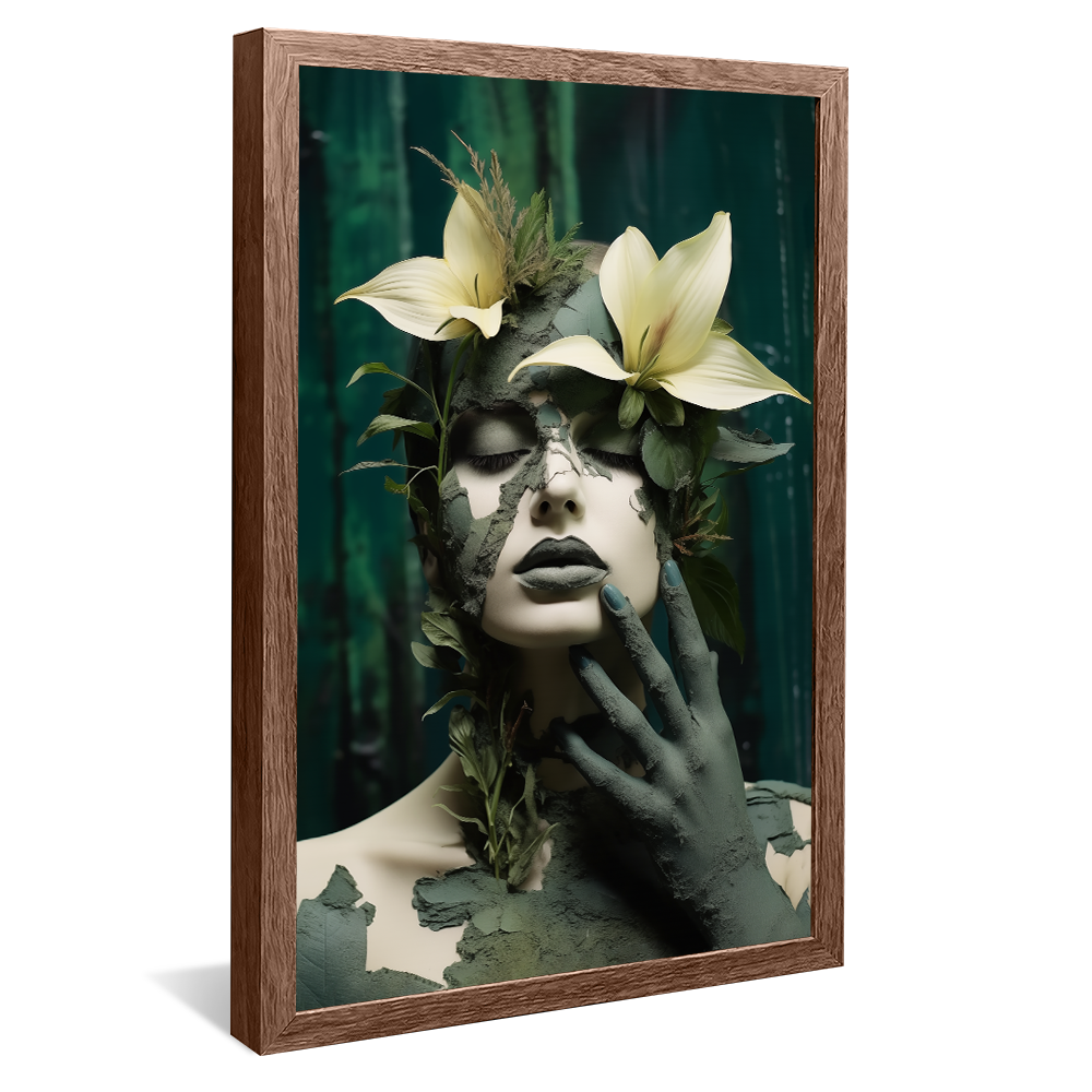 Conceptual Woman and Nature V906 Canvas