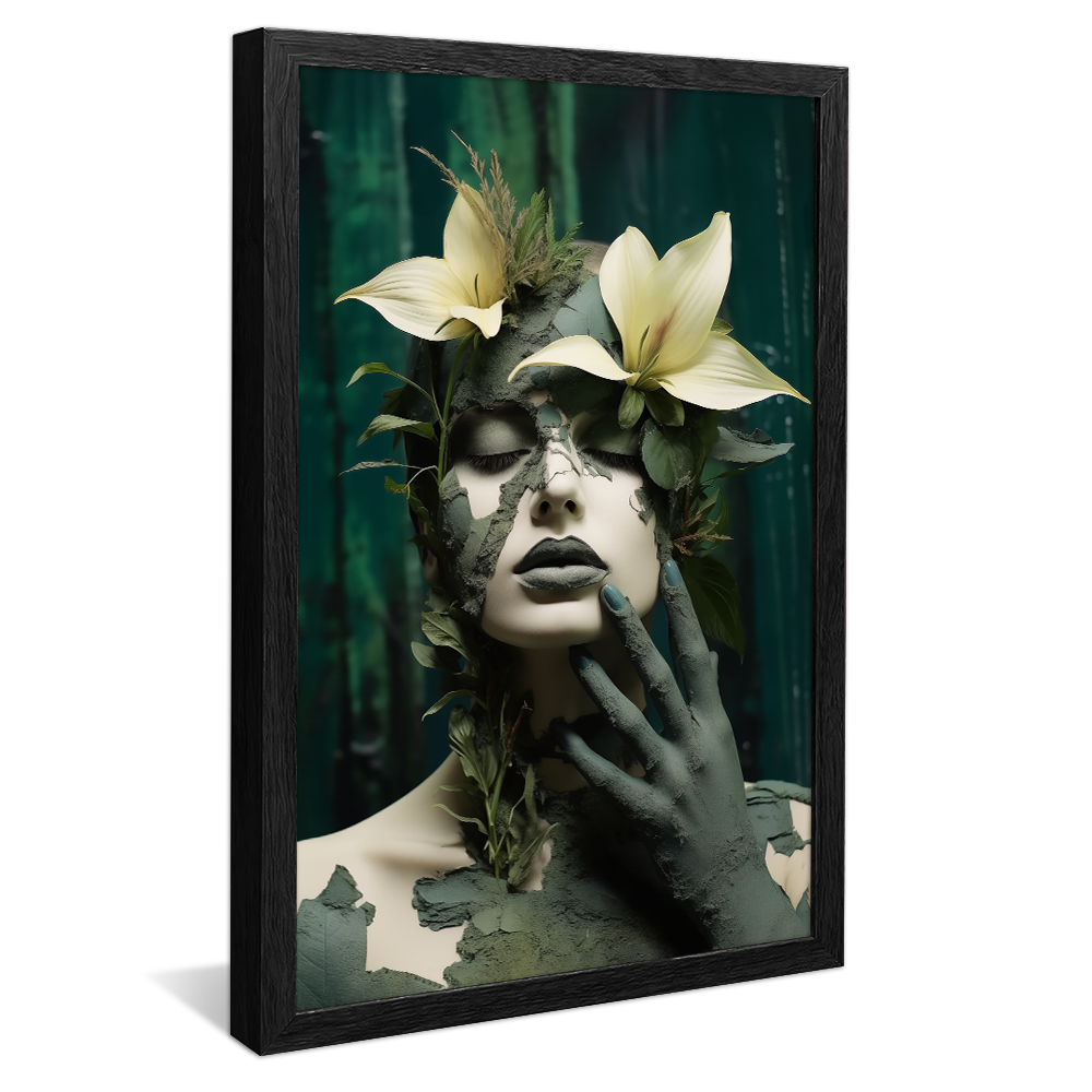 Conceptual Woman and Nature V906 Canvas