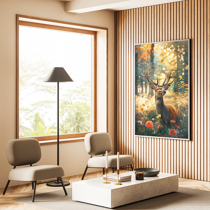 Corça in the Envired Forest V1412 Canvas