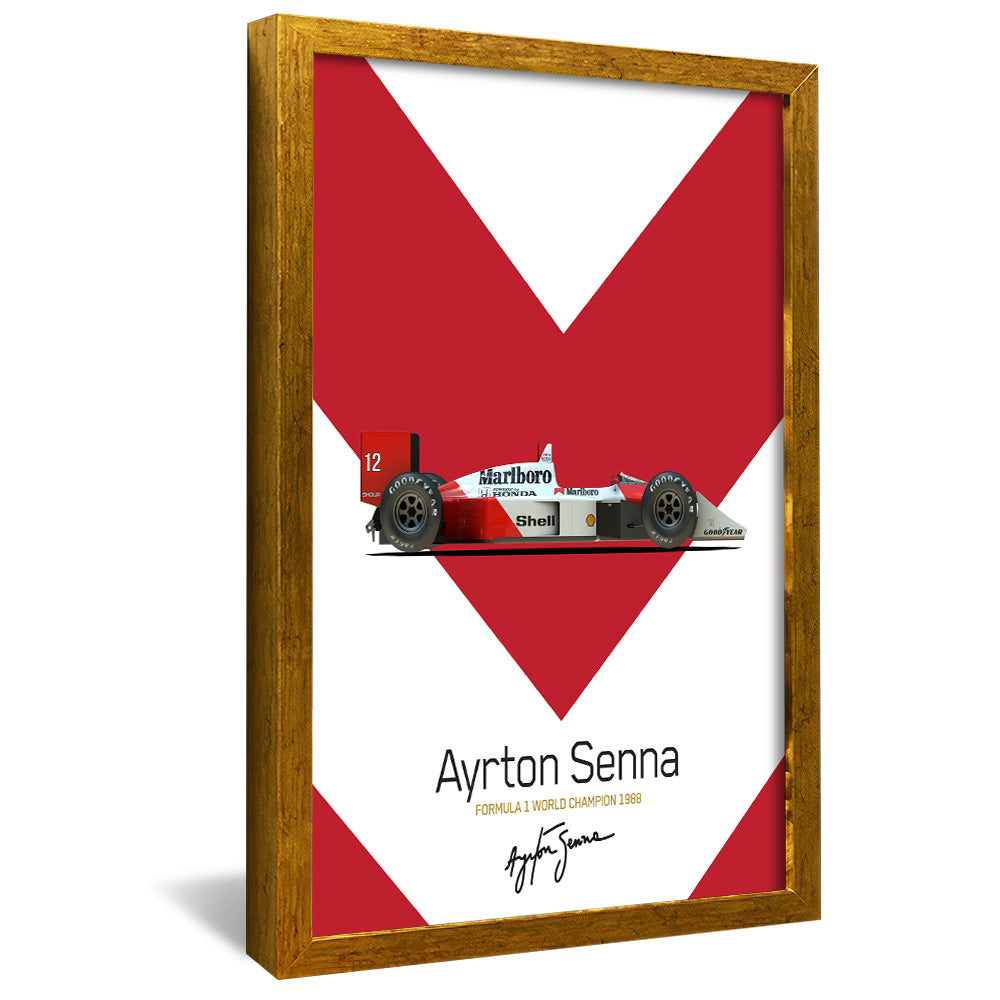 Senna McLaren V2 V2434 Canvas