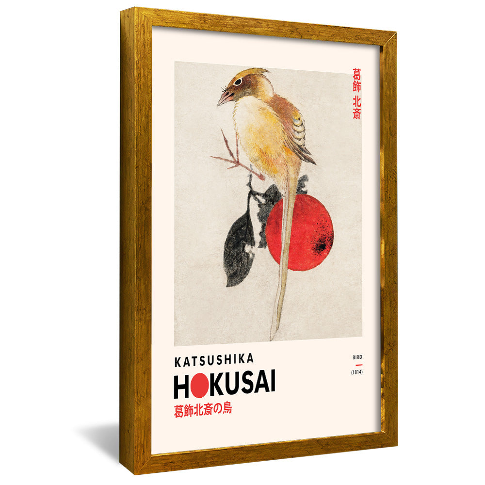 Katsushika Hokusai Bird V2393 Canvas