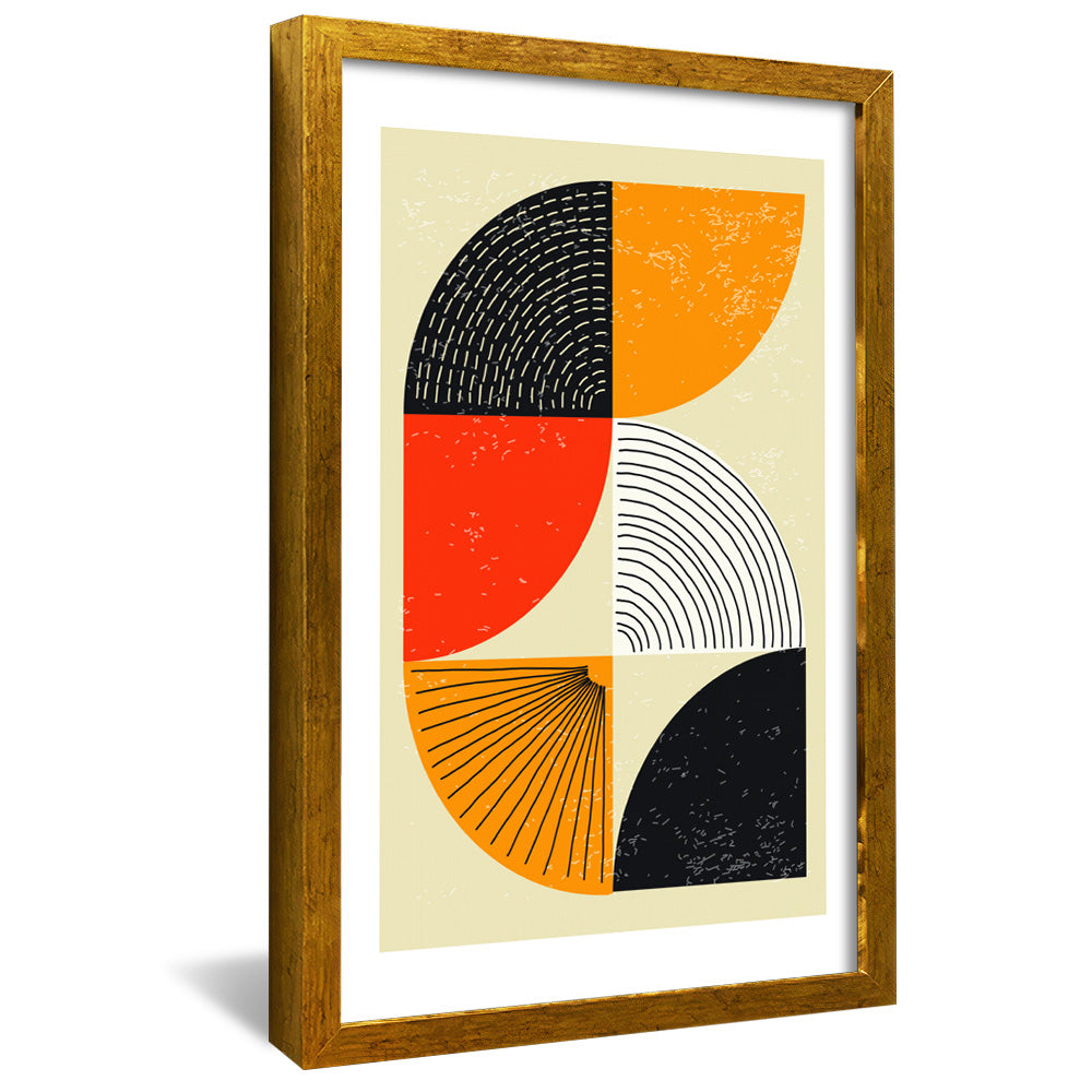 Bauhaus Geometric V2390 Canvas