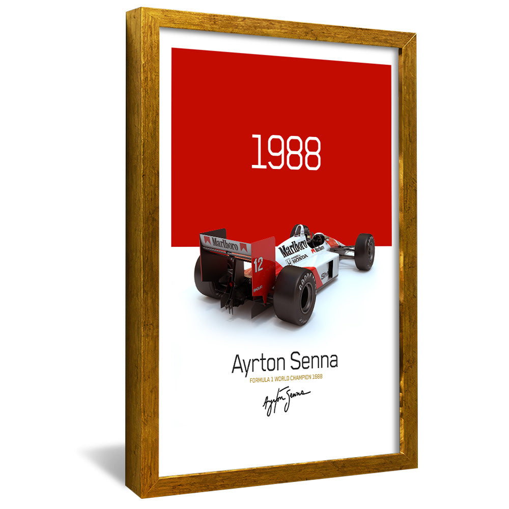 Senna McLaren 1988 V2433 Canvas