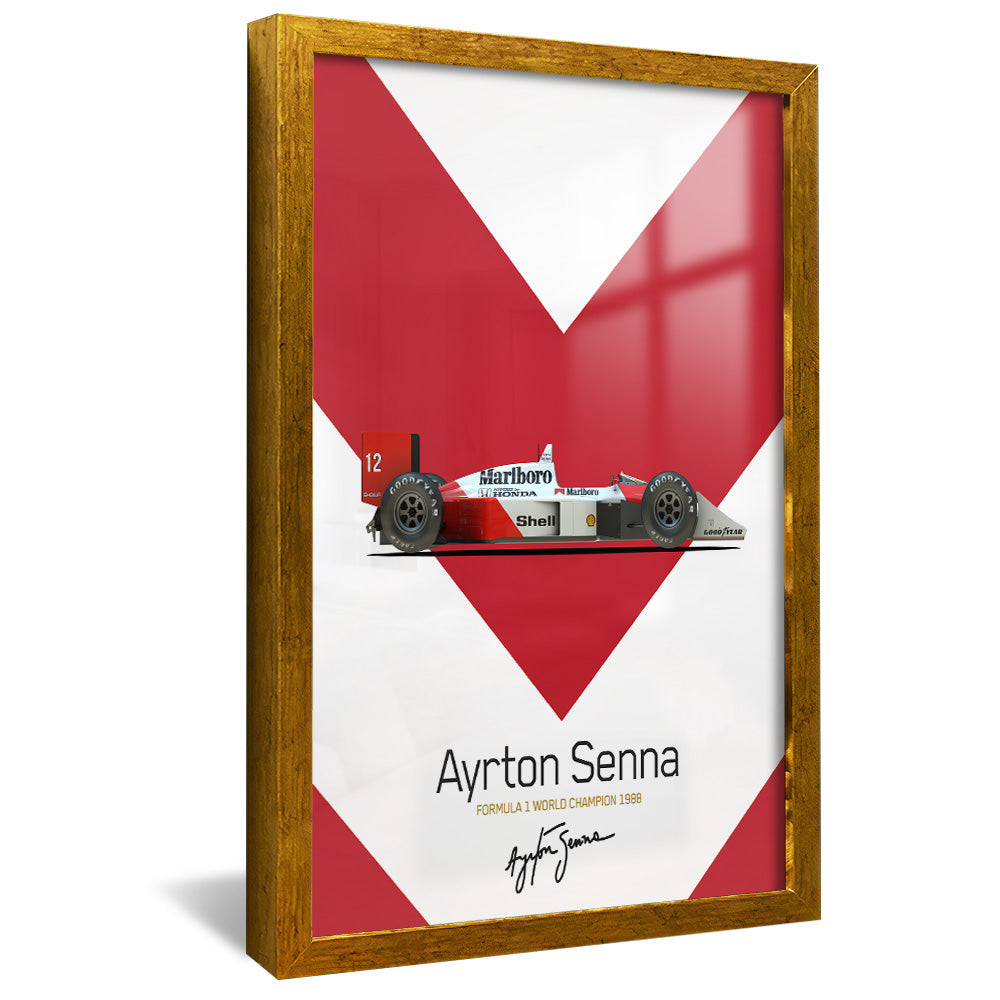 Senna McLaren V2 V2434 Canvas