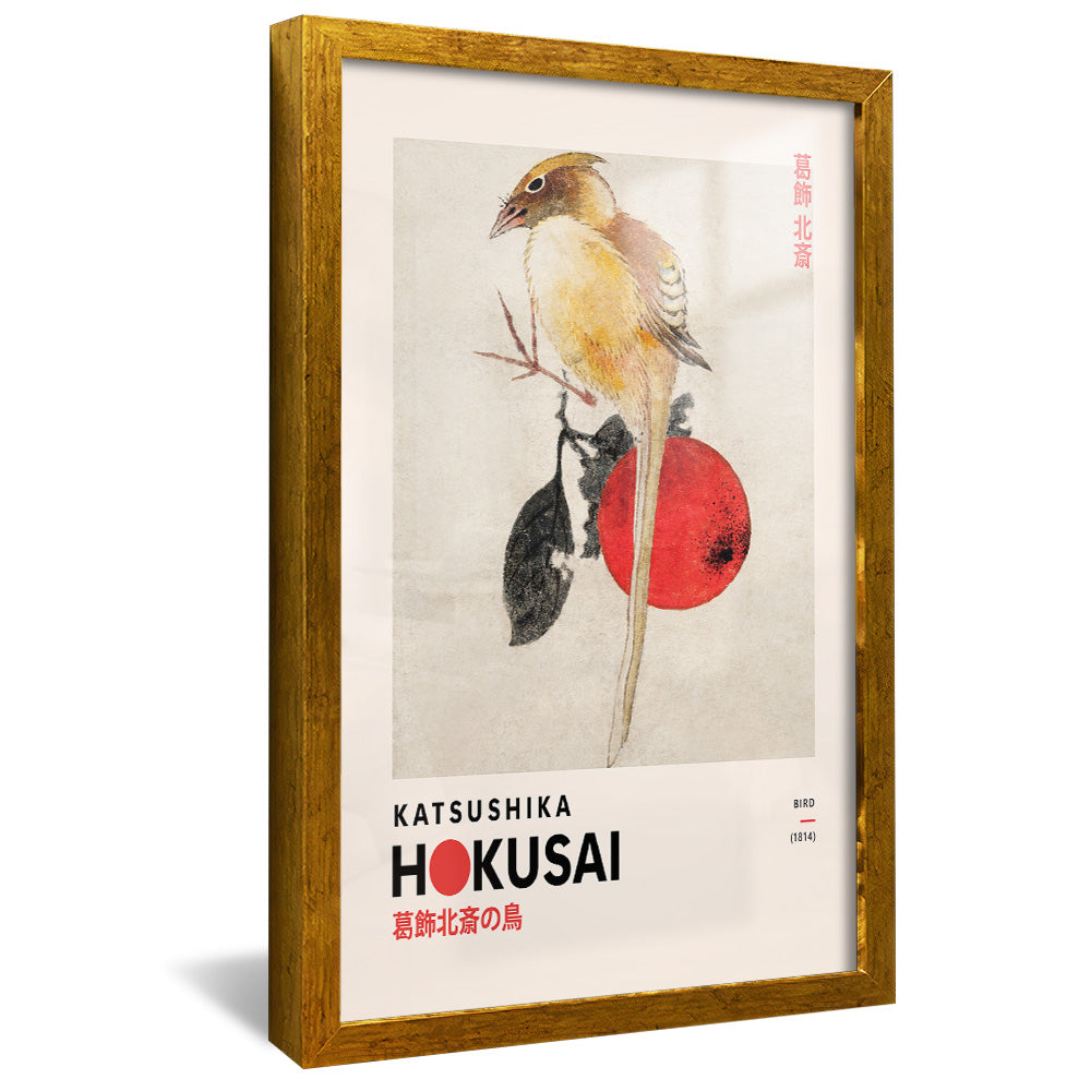 Katsushika Hokusai Bird V2393 Canvas