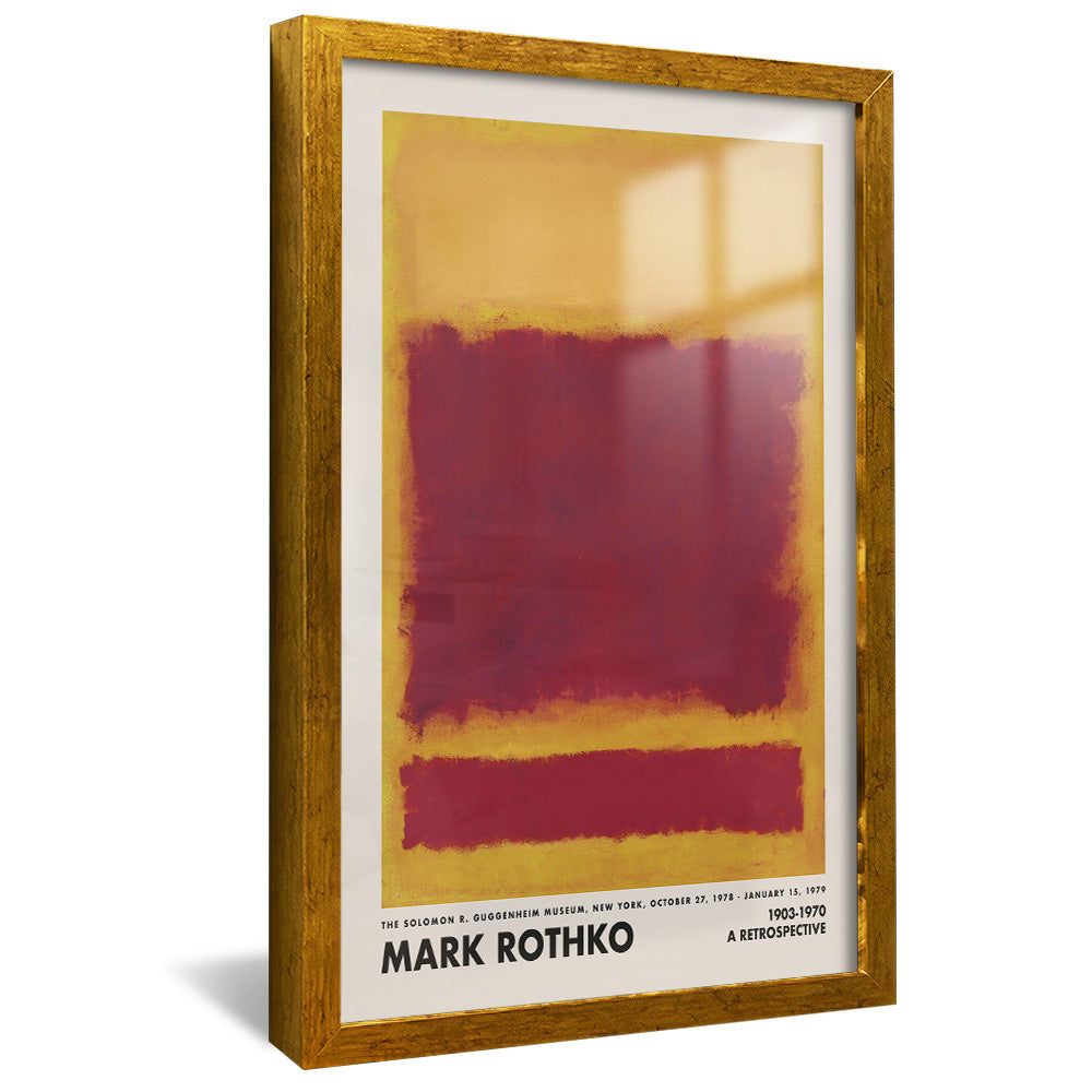 Mark Rothko Yellow and Red V2431 Canvas