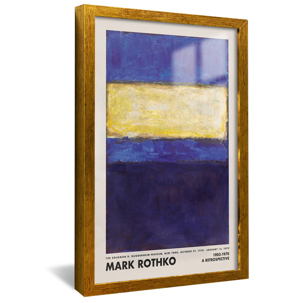 Mark Rothko blue and Yellow V2429 Canvas