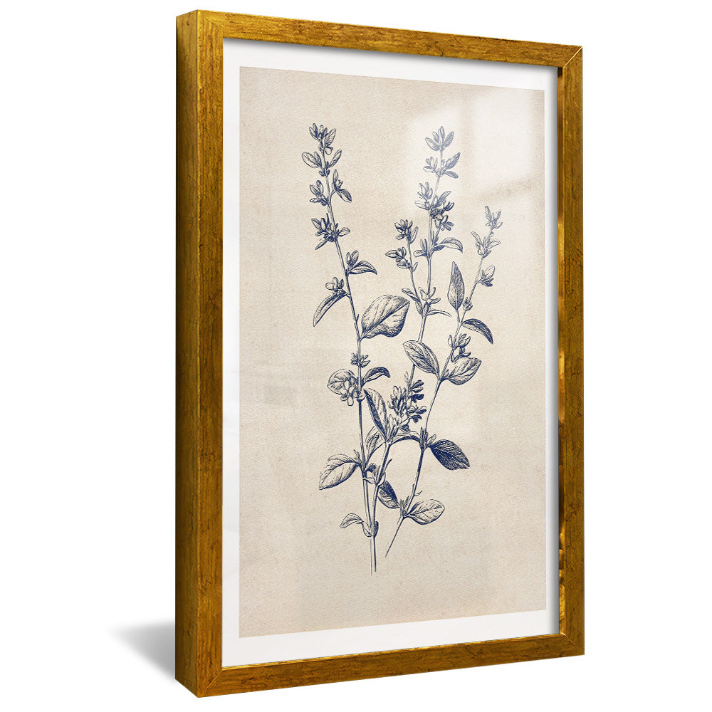 Floral Olive V2510 Canvas