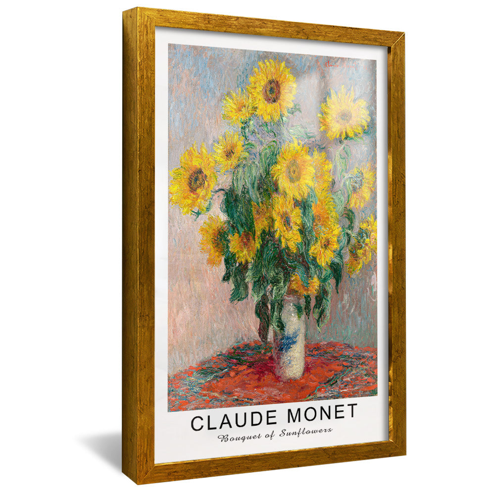 Claude Monet Bouquet of Sunflowers V2465 Canvas