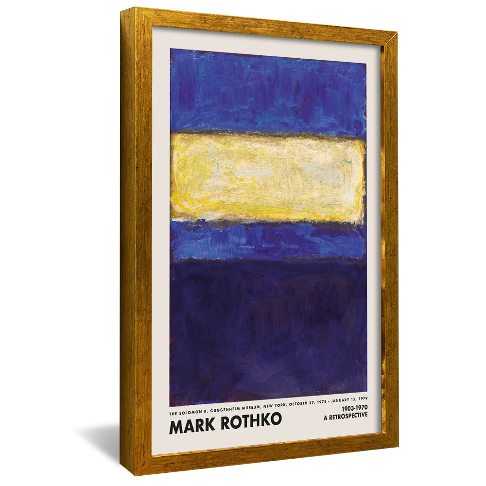 Mark Rothko blue and Yellow V2429 Canvas