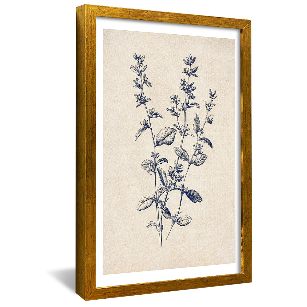 Floral Olive V2510 Canvas
