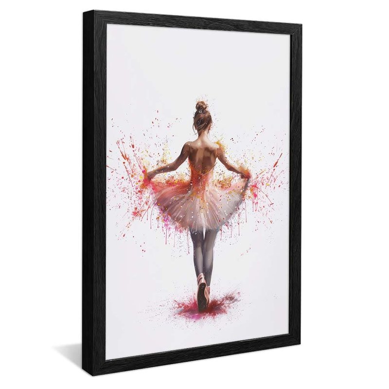 Dancer in Paints V1762 Canvas