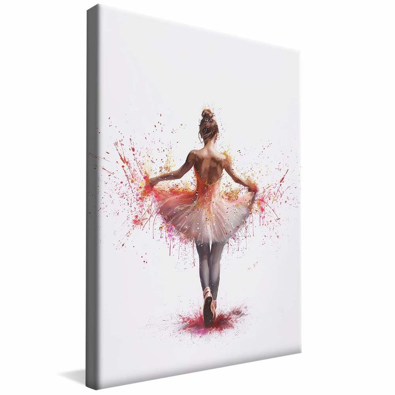 Dancer in Paints V1762 Canvas