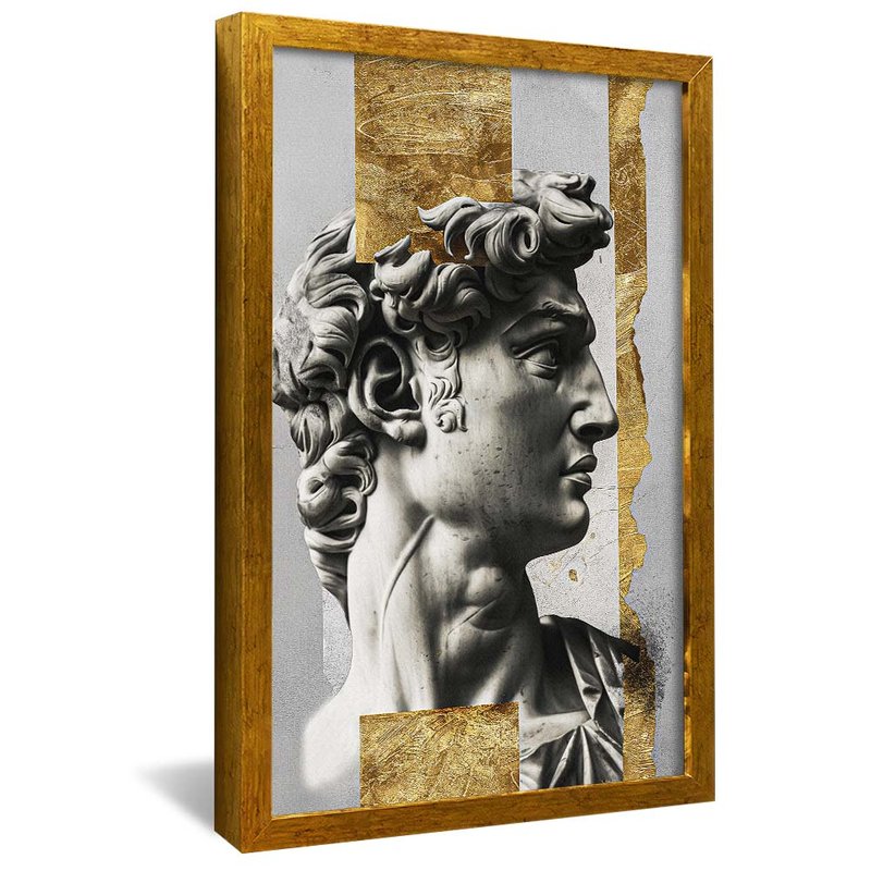 David and Gold V1900 Canvas