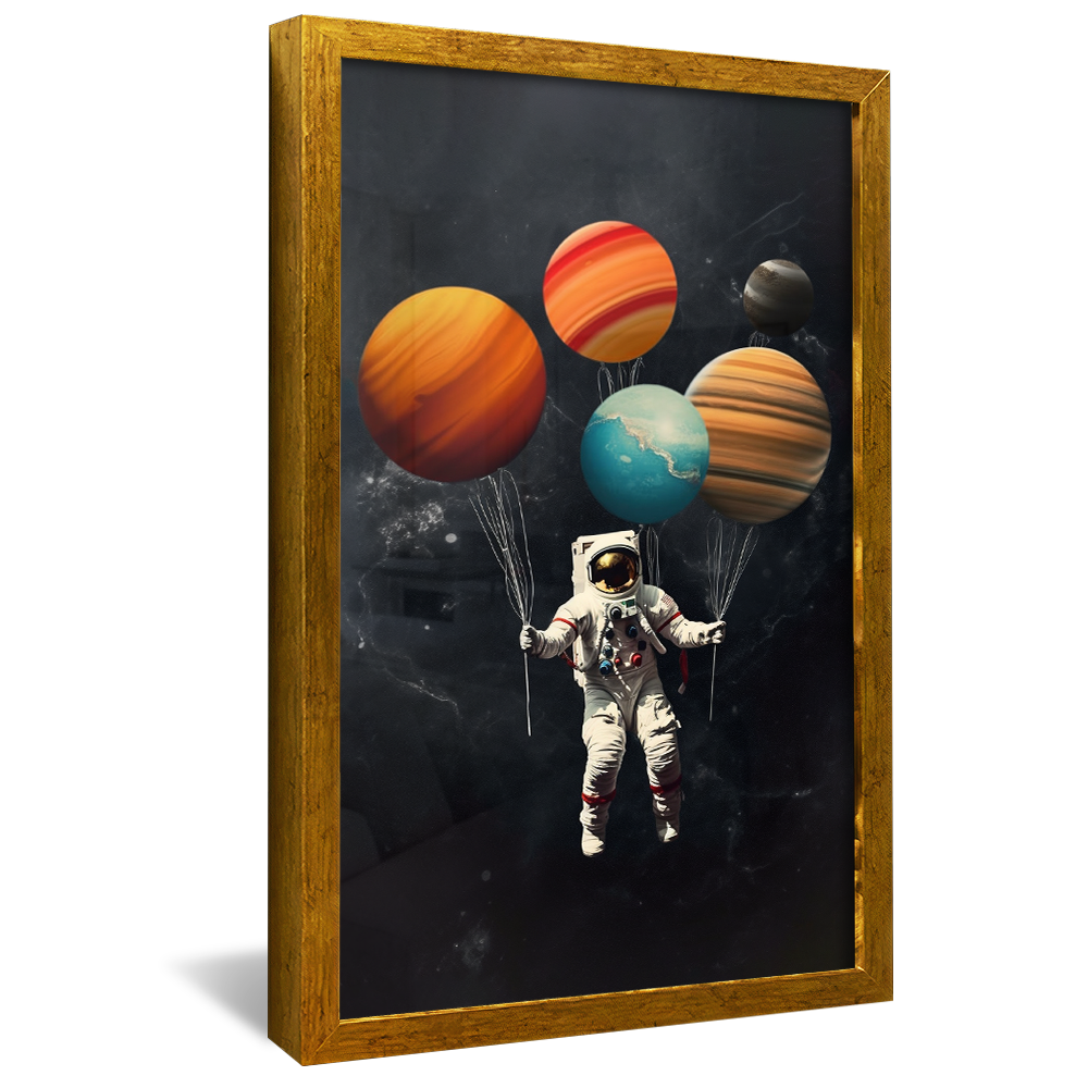 Decorative Canvas Astronaut and Planets V63