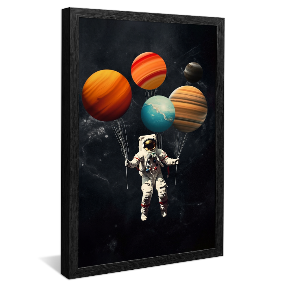 Decorative Canvas Astronaut and Planets V63