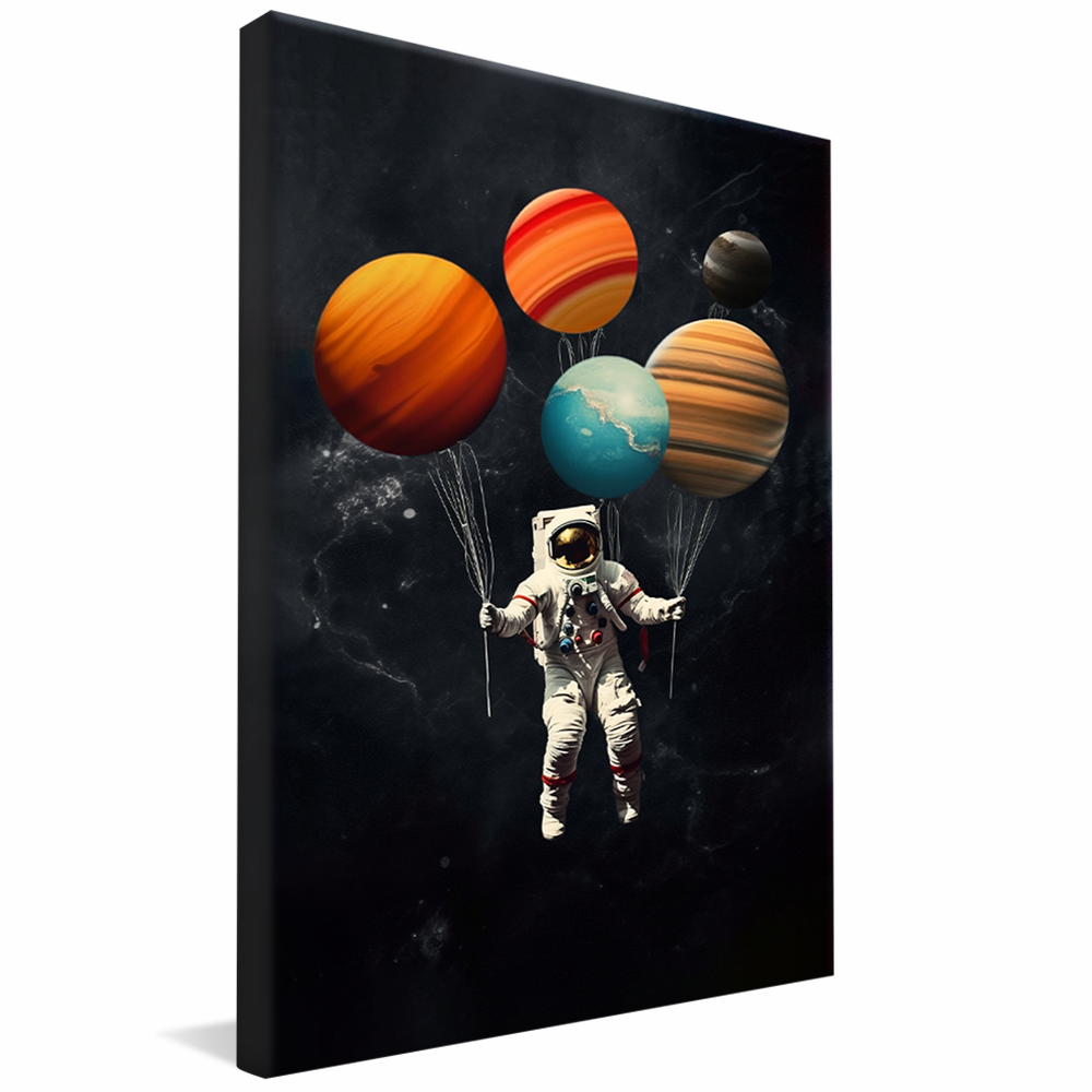 Decorative Canvas Astronaut and Planets V63