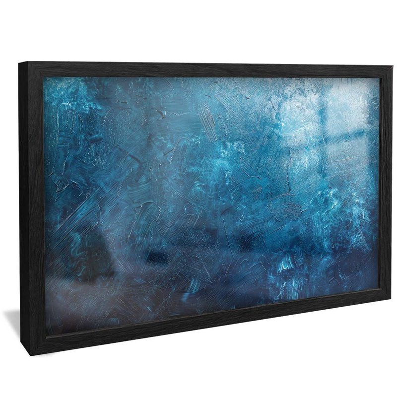 Deep Blue Brush Strokes V1985 Canvas