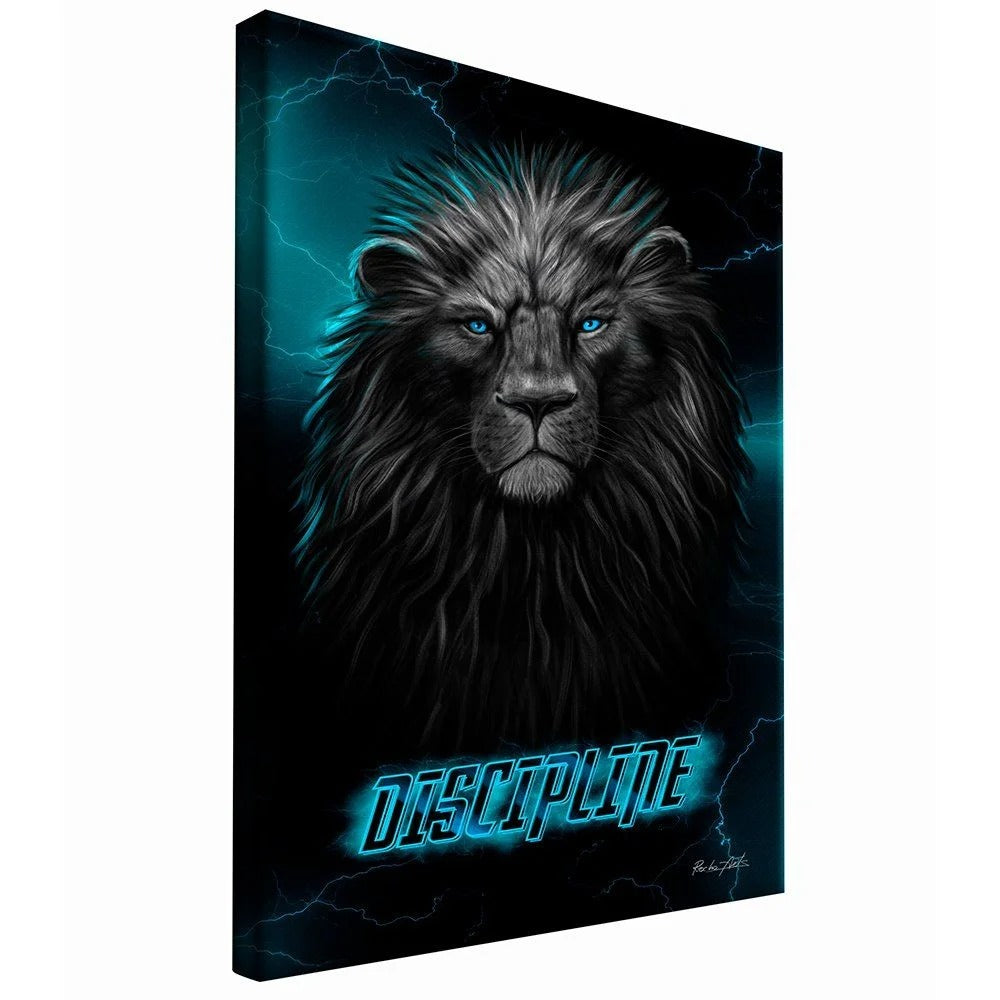 Discipline Lion Canvas