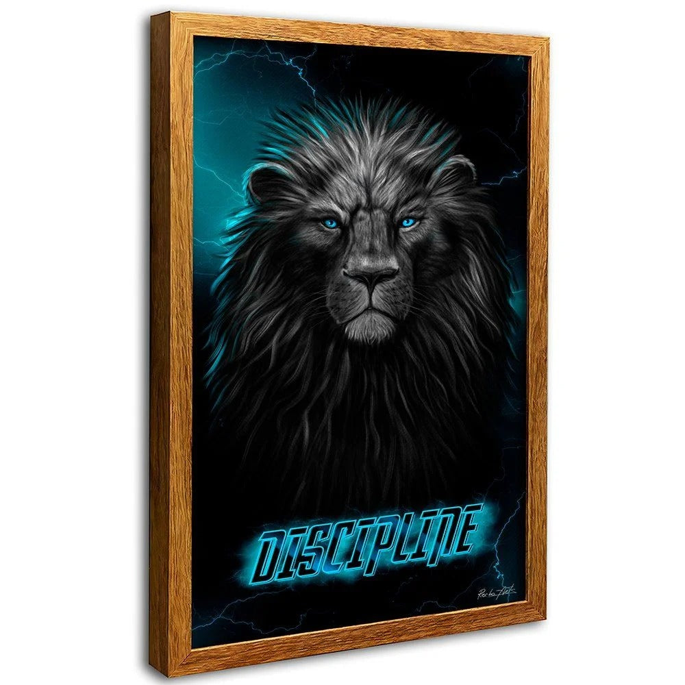 Discipline Lion Canvas