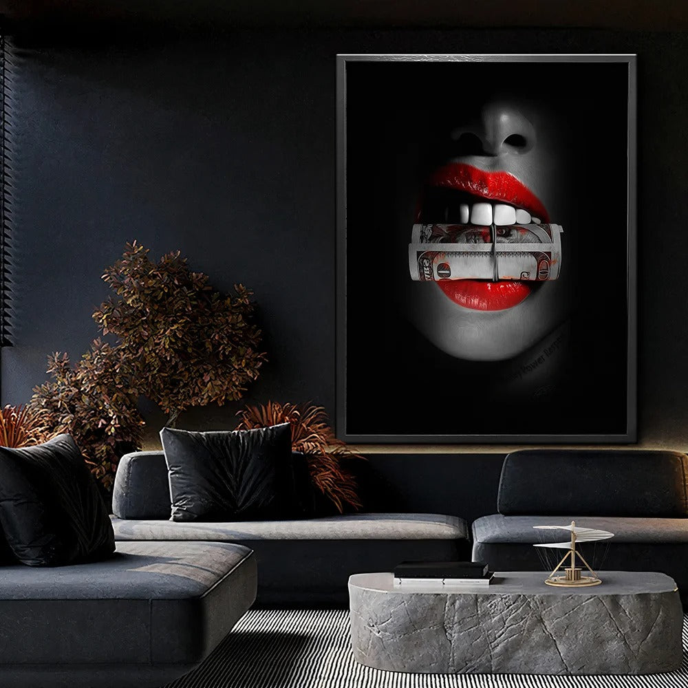 Dollar Kiss Canvas