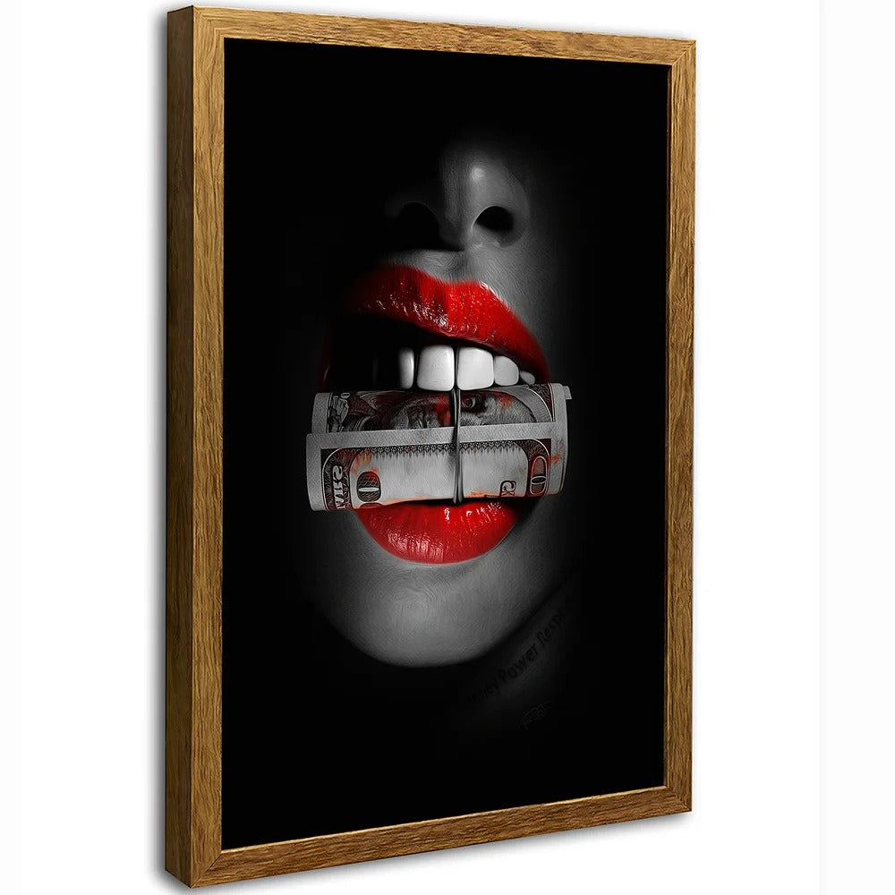 Dollar Kiss Canvas