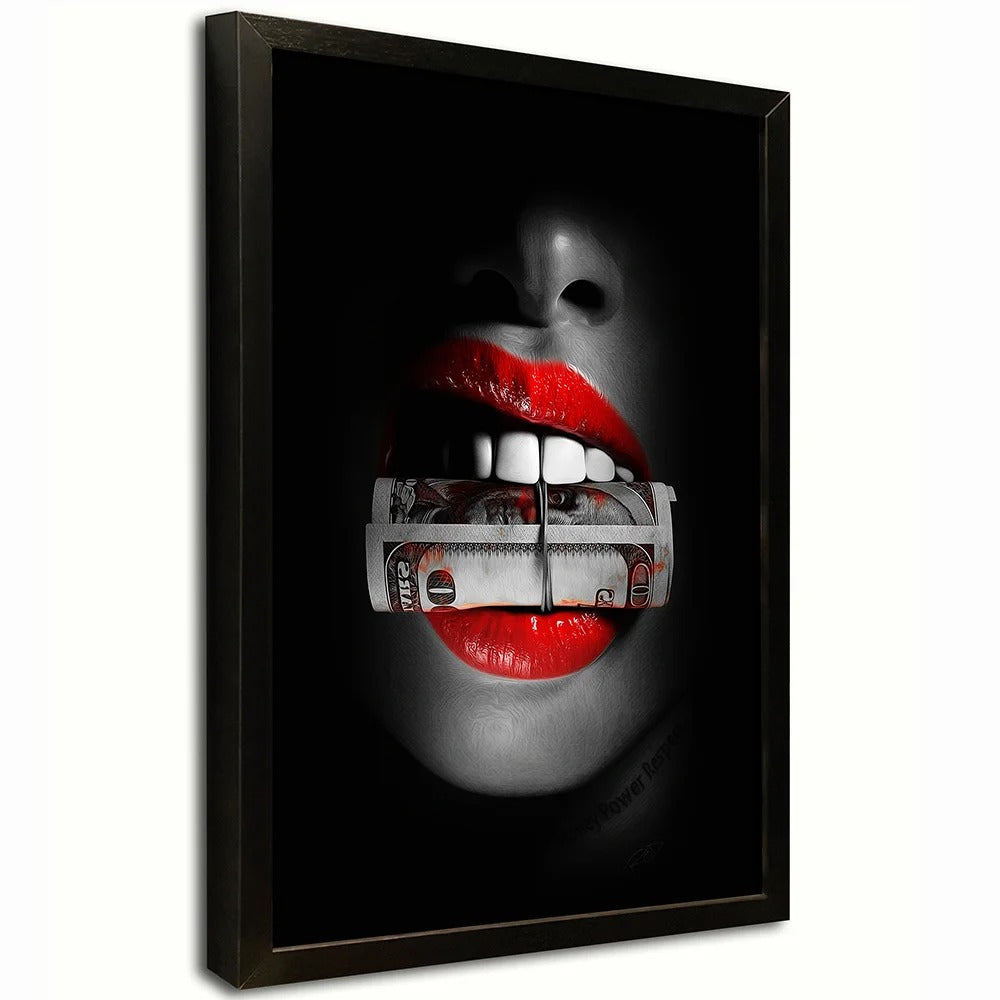 Dollar Kiss Canvas