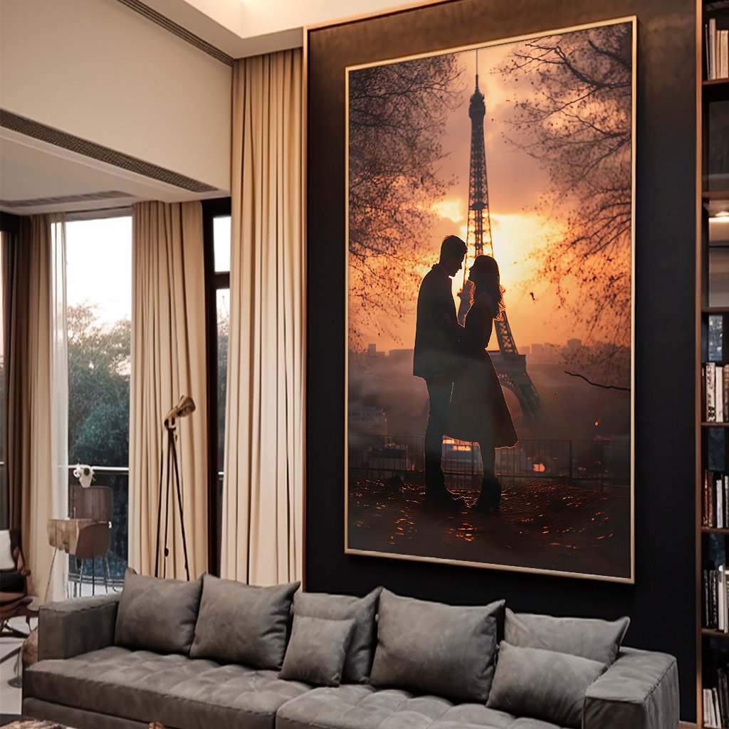 Loves in Paris V857 Canvas