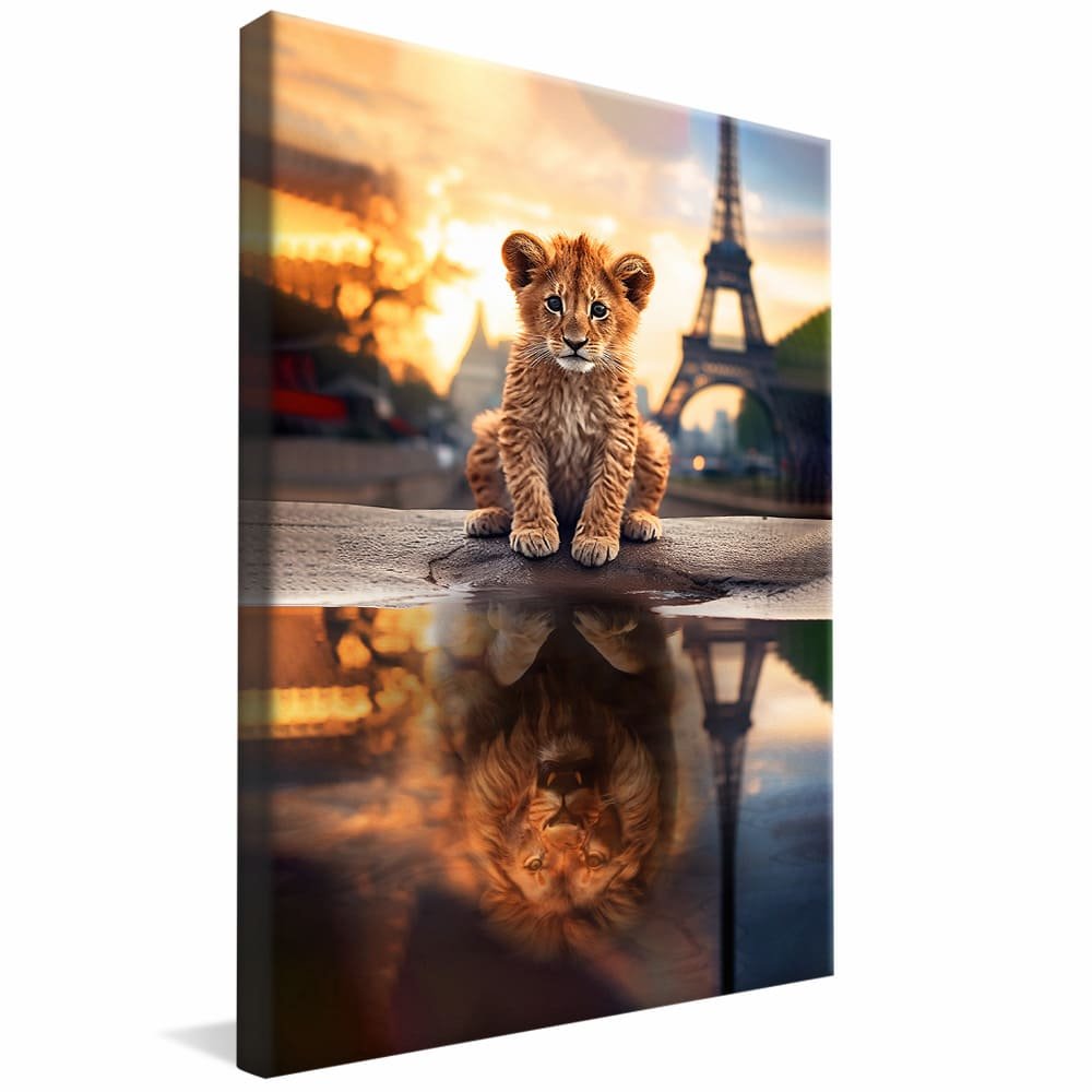 Dream Big in Paris V890 Canvas