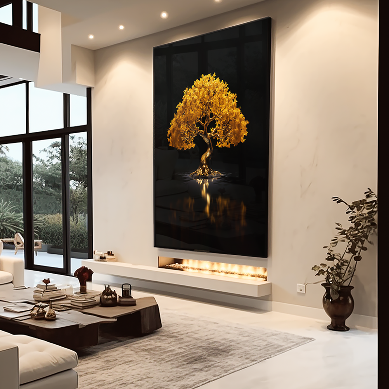 Dreams Golden Tree V794 Canvas