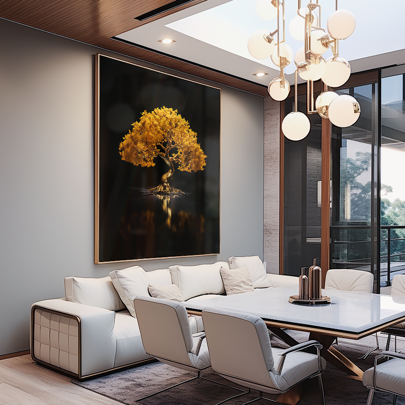 Dreams Golden Tree V794 Canvas