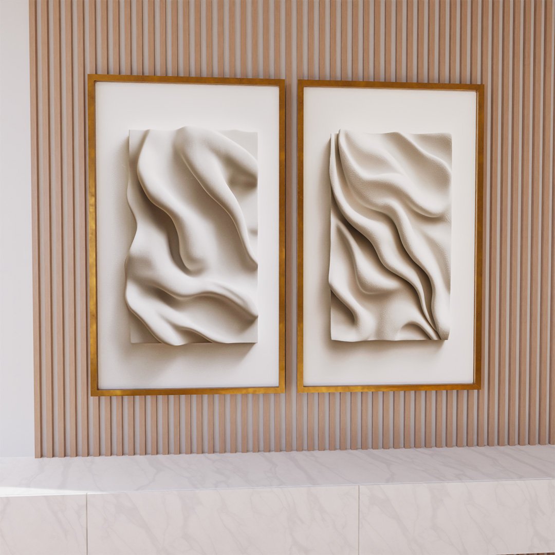 Duo 3D Satin Panel Canvas