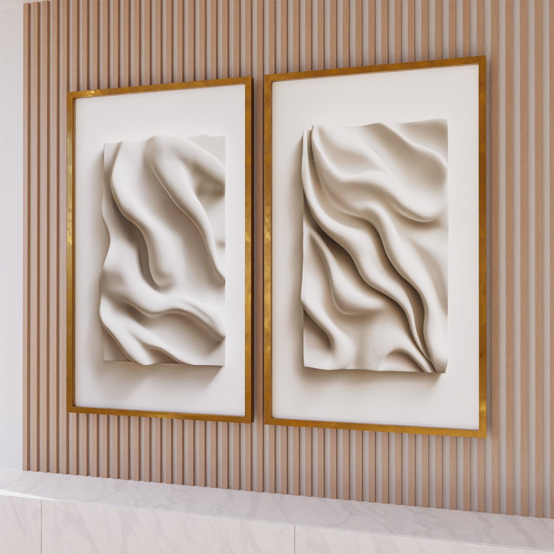 Duo 3D Satin Panel Canvas