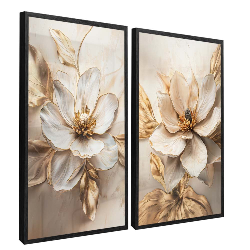 Duo Chestnut Floral V2135 Canvas