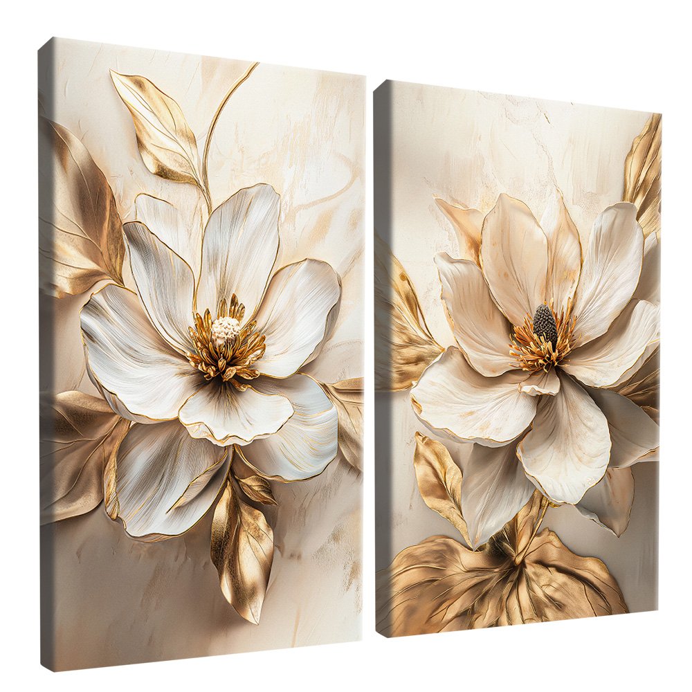 Duo Chestnut Floral V2135 Canvas