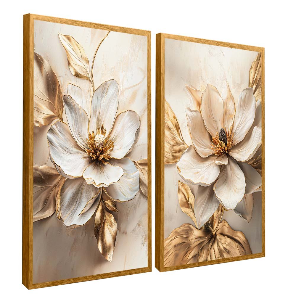 Duo Chestnut Floral V2135 Canvas