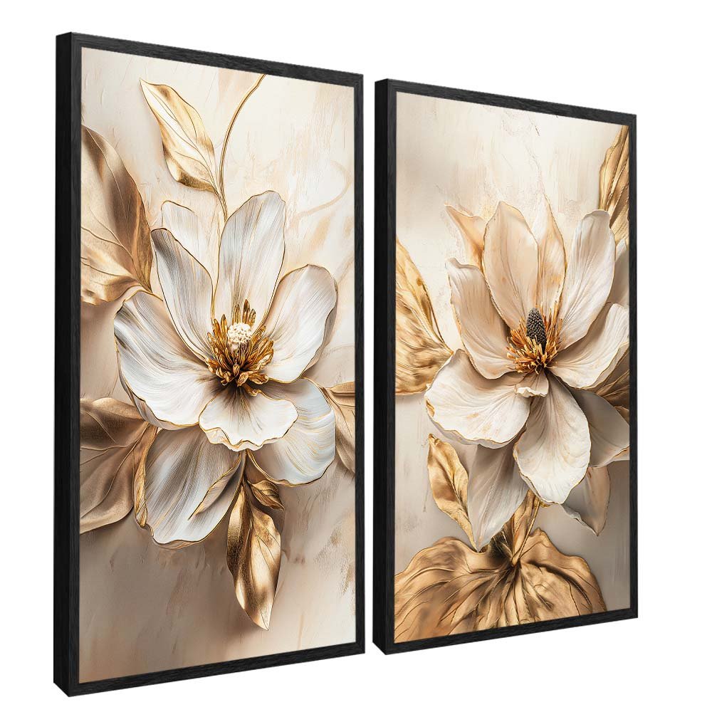 Duo Chestnut Floral V2135 Canvas