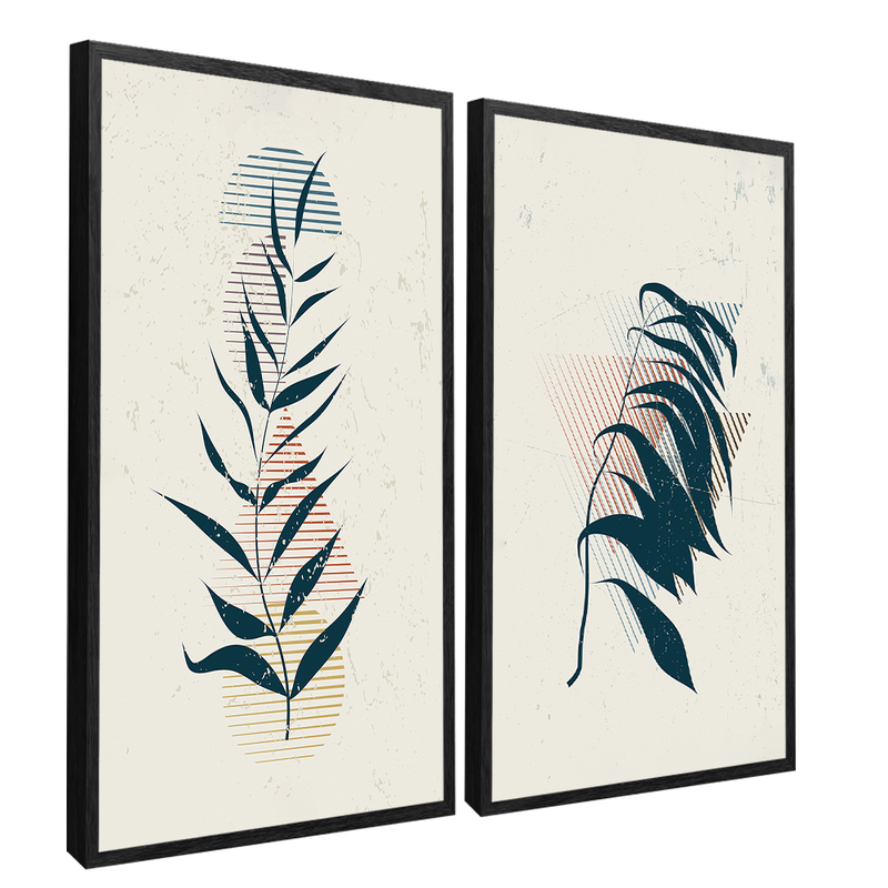 Duo Foliage Canvas V1524