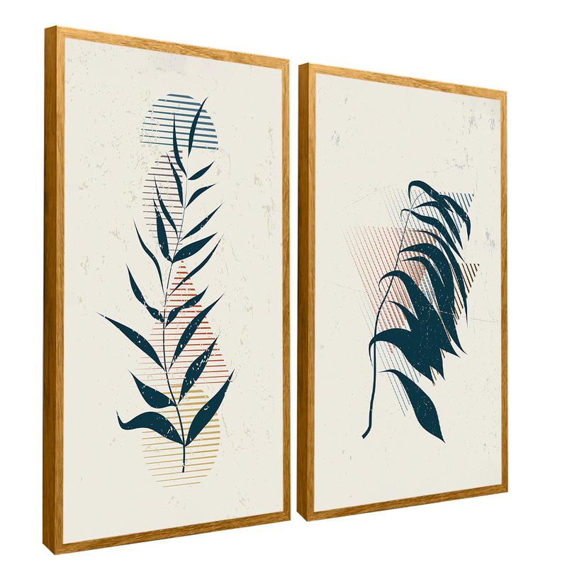 Duo Foliage Canvas V1524