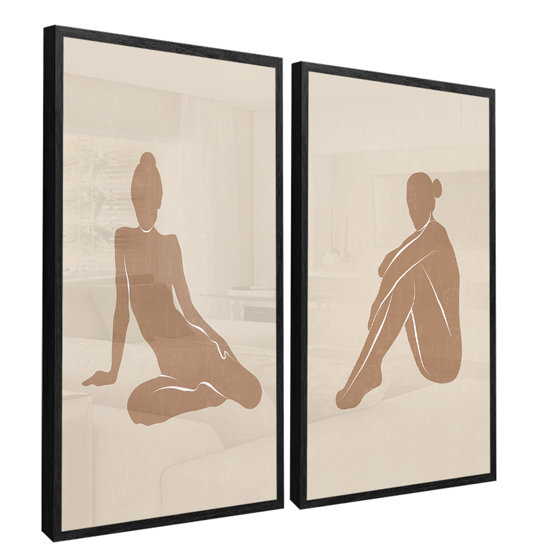 Duo Poses Canvas  V1505